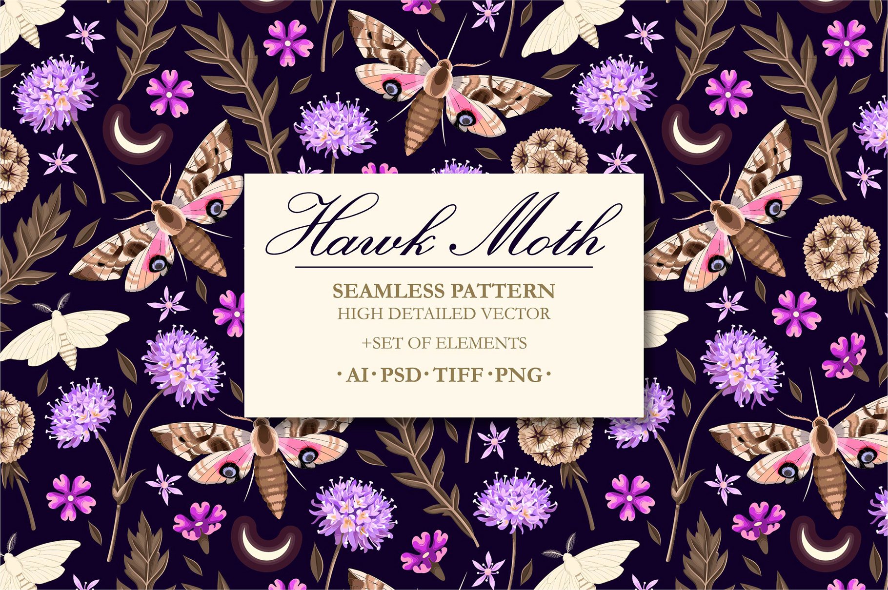 Hawk Moth Pattern cover image.