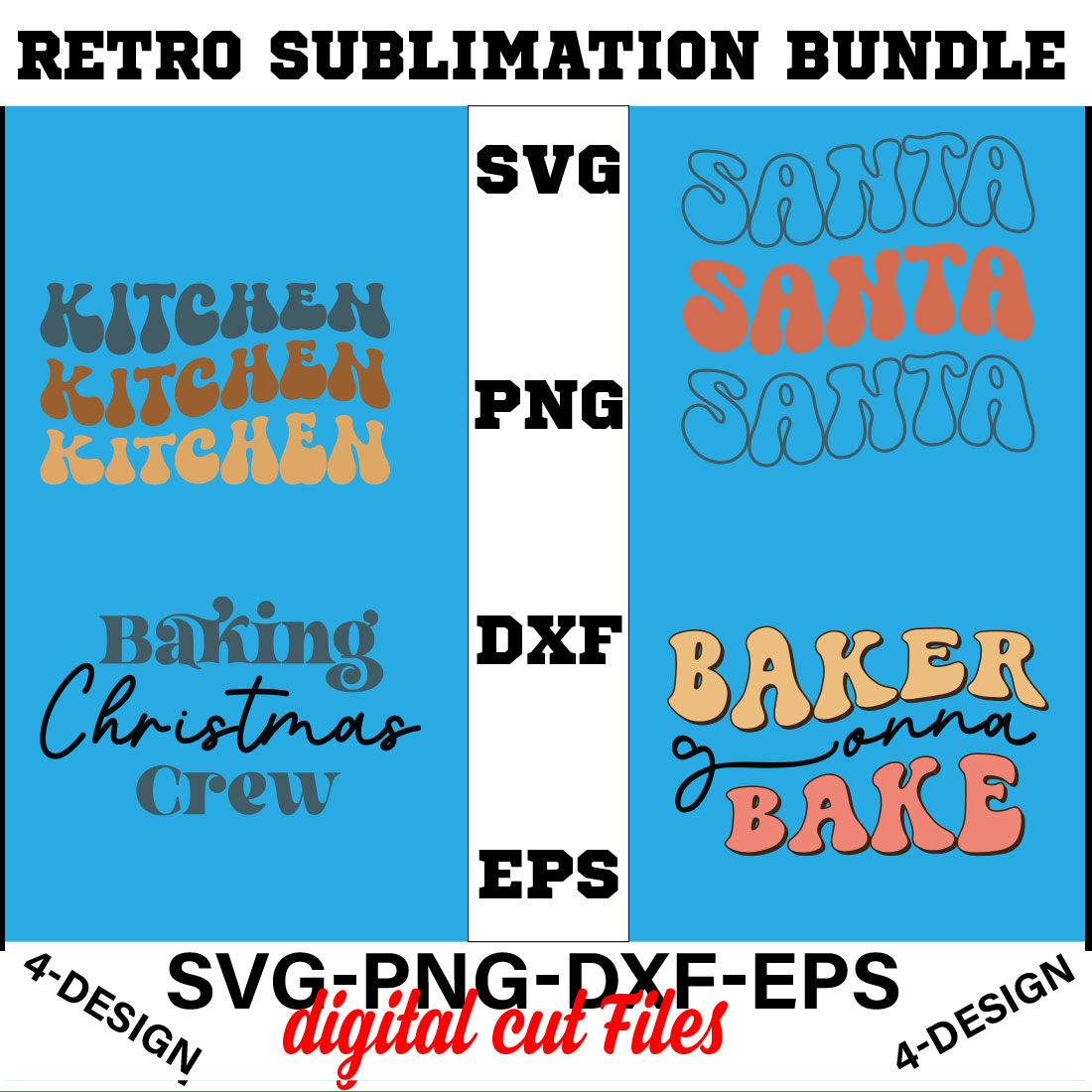 Retro Sublimation Bundle Vol-02 cover image.