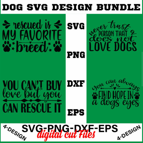 Dog Bundle SVG, Dog Mom Svg, Dog Lover Svg, Cricut Svg, Dog Quote, Funny Svg, Pet Mom Svg, Cut Files Volume-06 cover image.