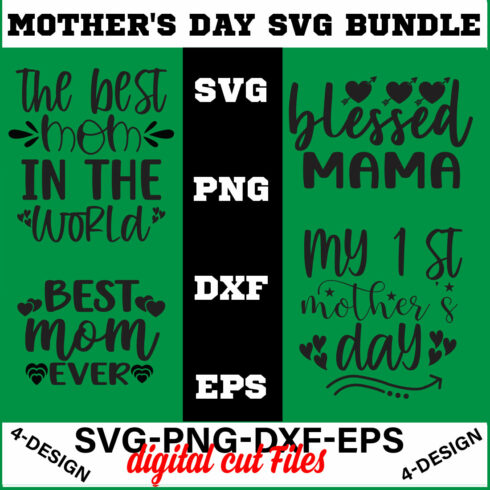 Mothers Day SVG Bundle, mom life svg, Mother's Day, mama svg Volume-07 cover image.