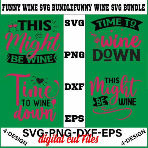 Funny Svg T-shirt Design Bundle Volume-09 cover image.