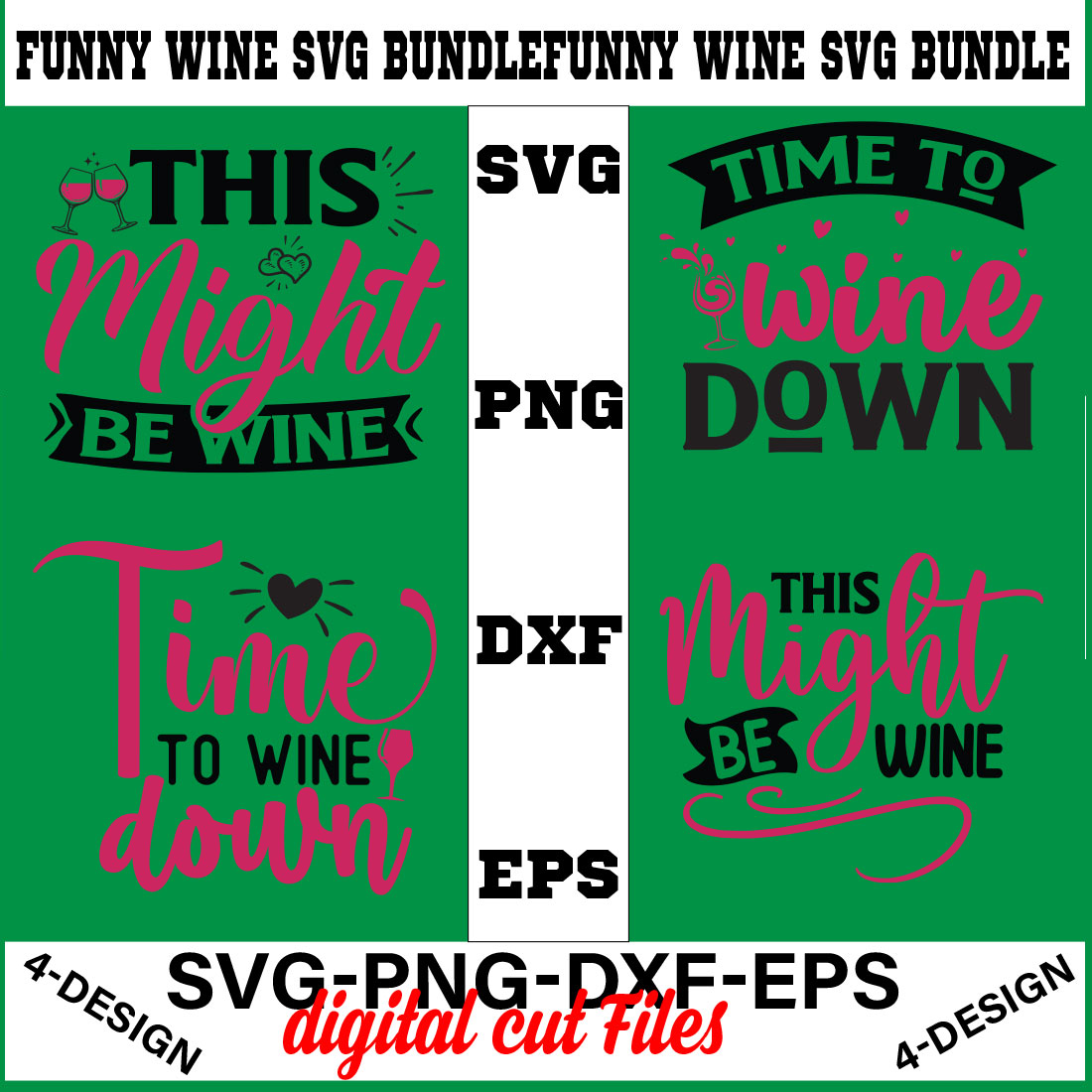 Funny Svg T-shirt Design Bundle Volume-09 cover image.
