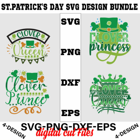 Stpatrick's Day Svg Design Bundle Vol-01 cover image.