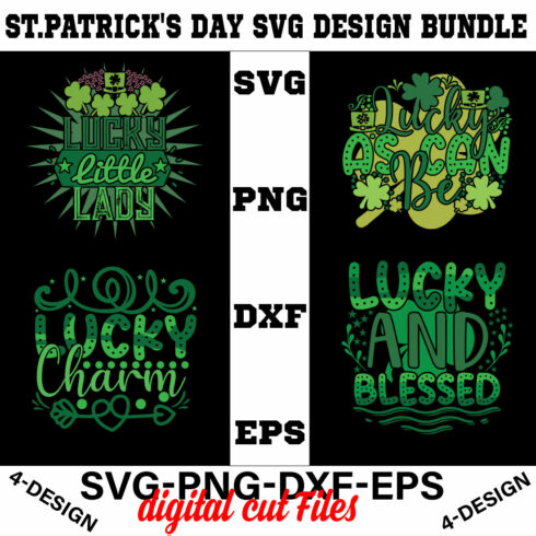 Stpatrick's Day Svg Design Bundle Vol-03 cover image.