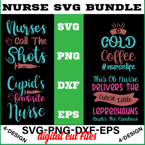 Mini Nurse SVG T-shirt Design Bundle Volume-05 cover image.