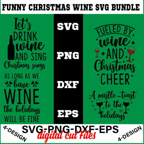 Christmas SVG Bundle Funny Christmas SVG Cut File Cricut Clip art Commercial Use Holiday SVG Christmas Sayings Quotes Winter Volume-36 cover image.