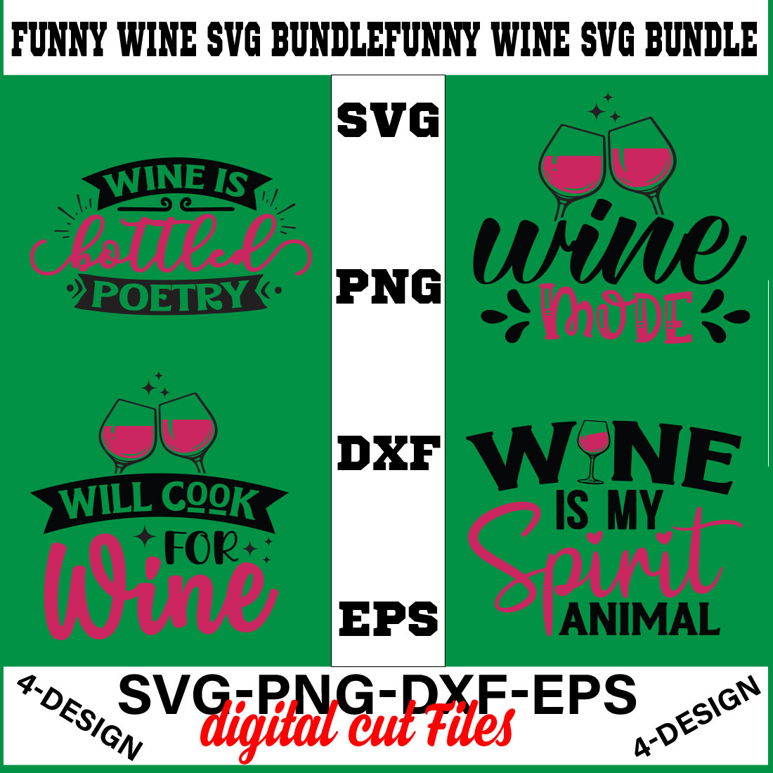 Funny Svg T-shirt Design Bundle Volume-10 cover image.