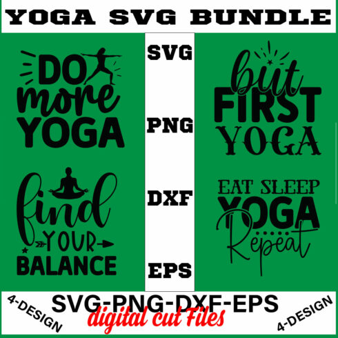 Yoga SVG Bundle - Namaste shirt SVG for Cricut - Good vibes Tee SVG bundle Volume-01 cover image.