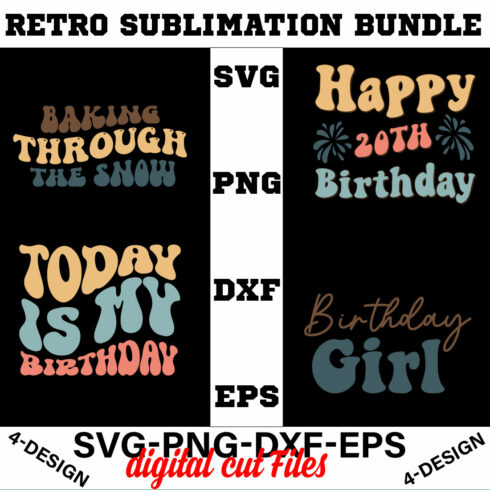 Retro Sublimation Bundle Vol-01 cover image.