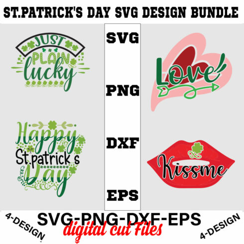 Stpatrick's Day Svg Design Bundle Vol-02 cover image.