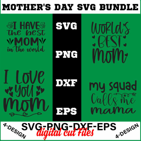 Mothers Day SVG Bundle, mom life svg, Mother's Day, mama svg Volume-08 cover image.