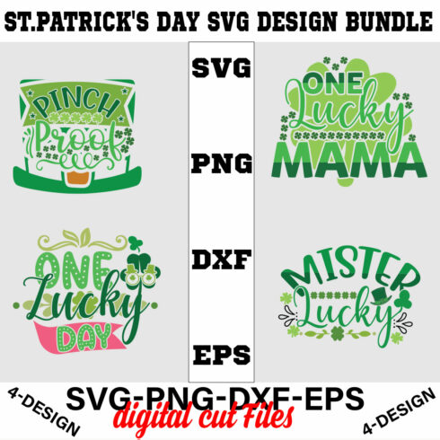 Stpatrick's Day Svg Design Bundle Vol-05 cover image.