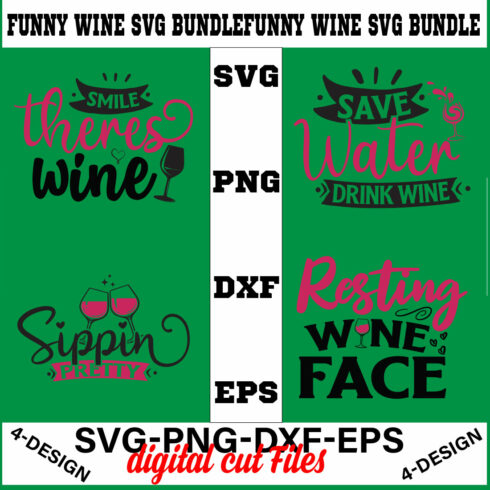 Funny Svg T-shirt Design Bundle Volume-08 cover image.