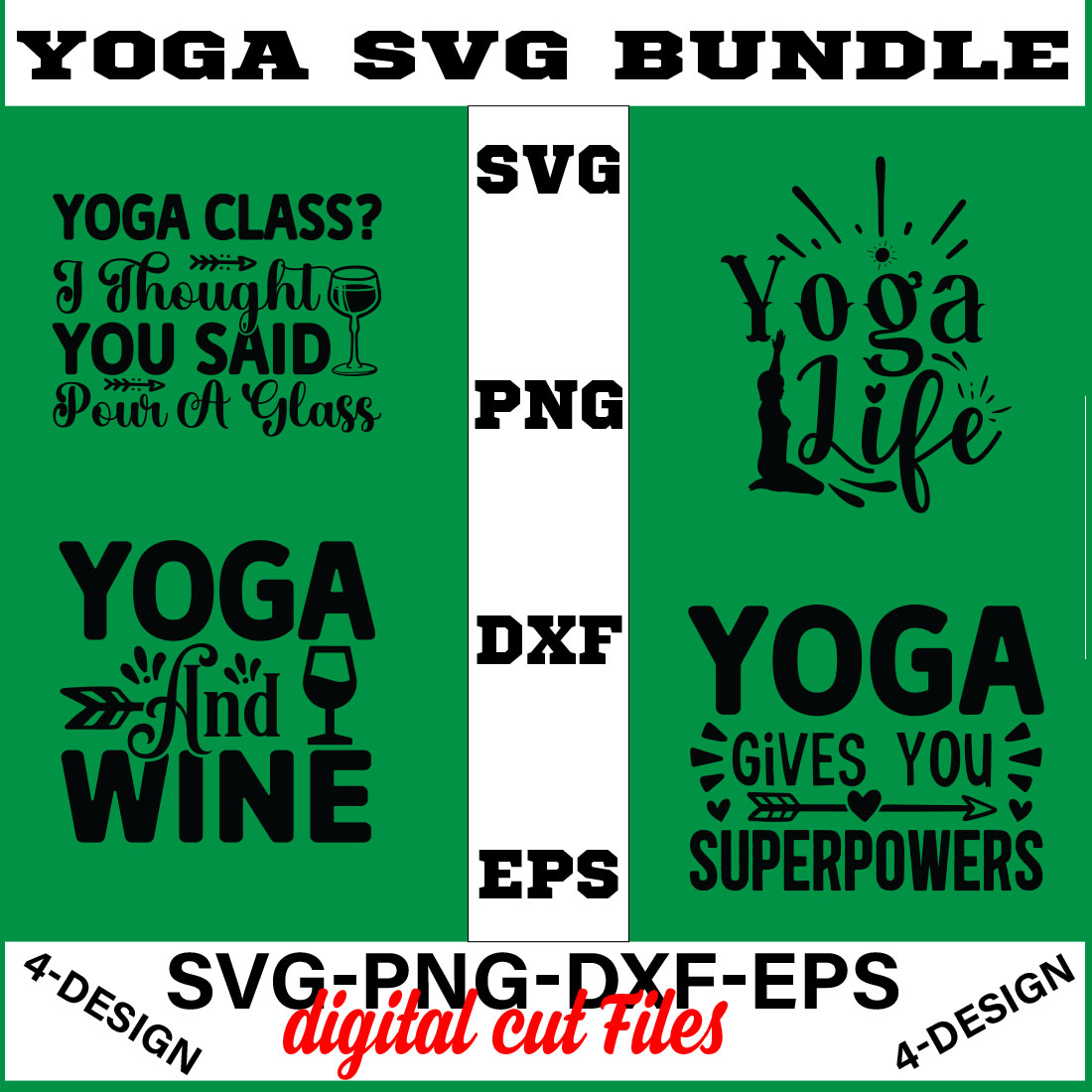 Yoga SVG Bundle - Namaste shirt SVG for Cricut - Good vibes Tee SVG bundle Volume-05 cover image.