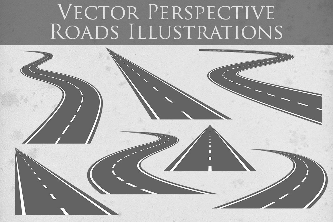 Vector Roads Illustrations cover image.