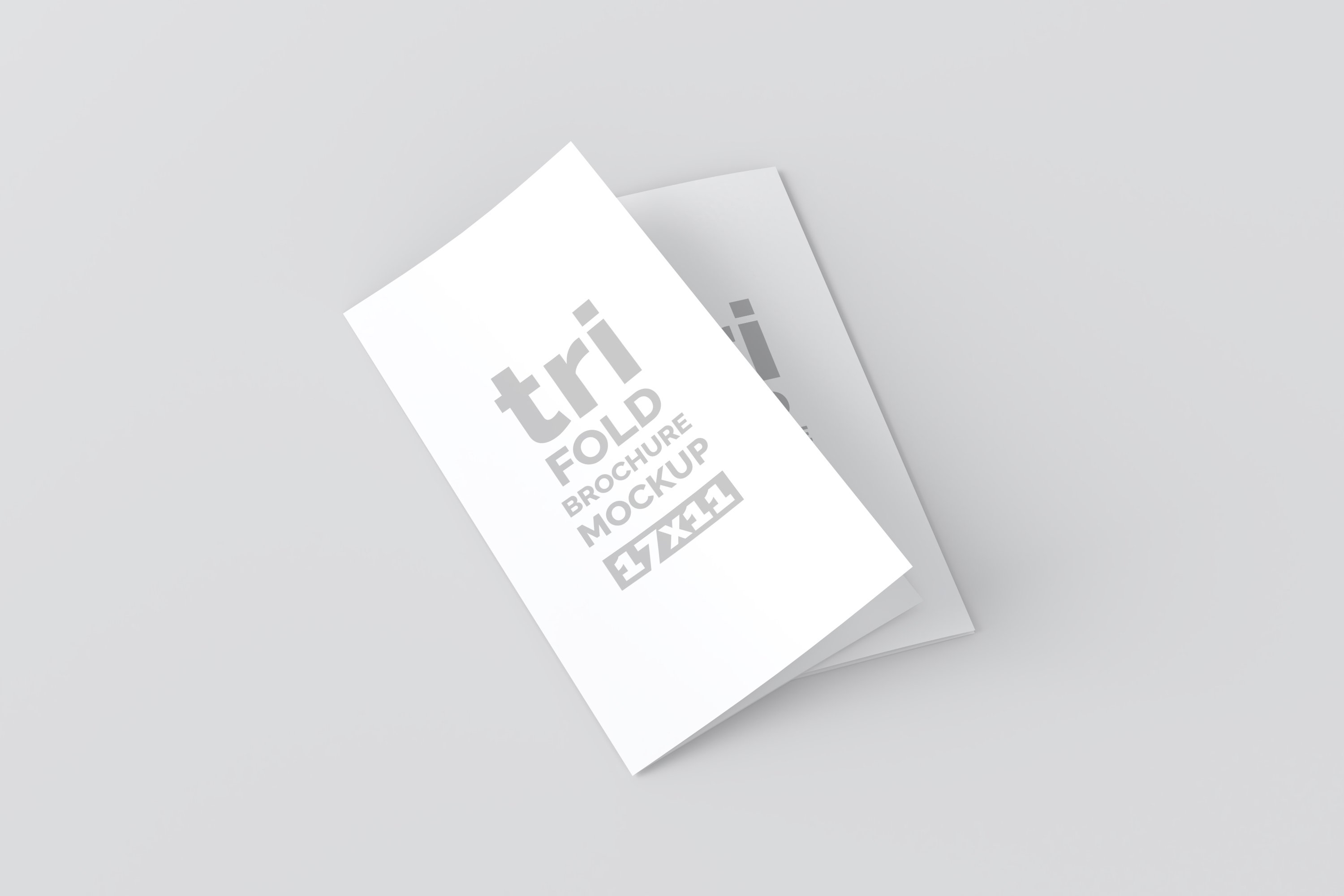 17x11 Trifold Brochure Mockup cover image.