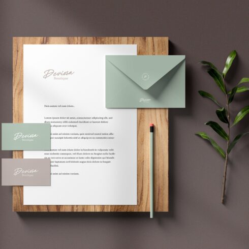 Branding and Stationery Mockups cover image.
