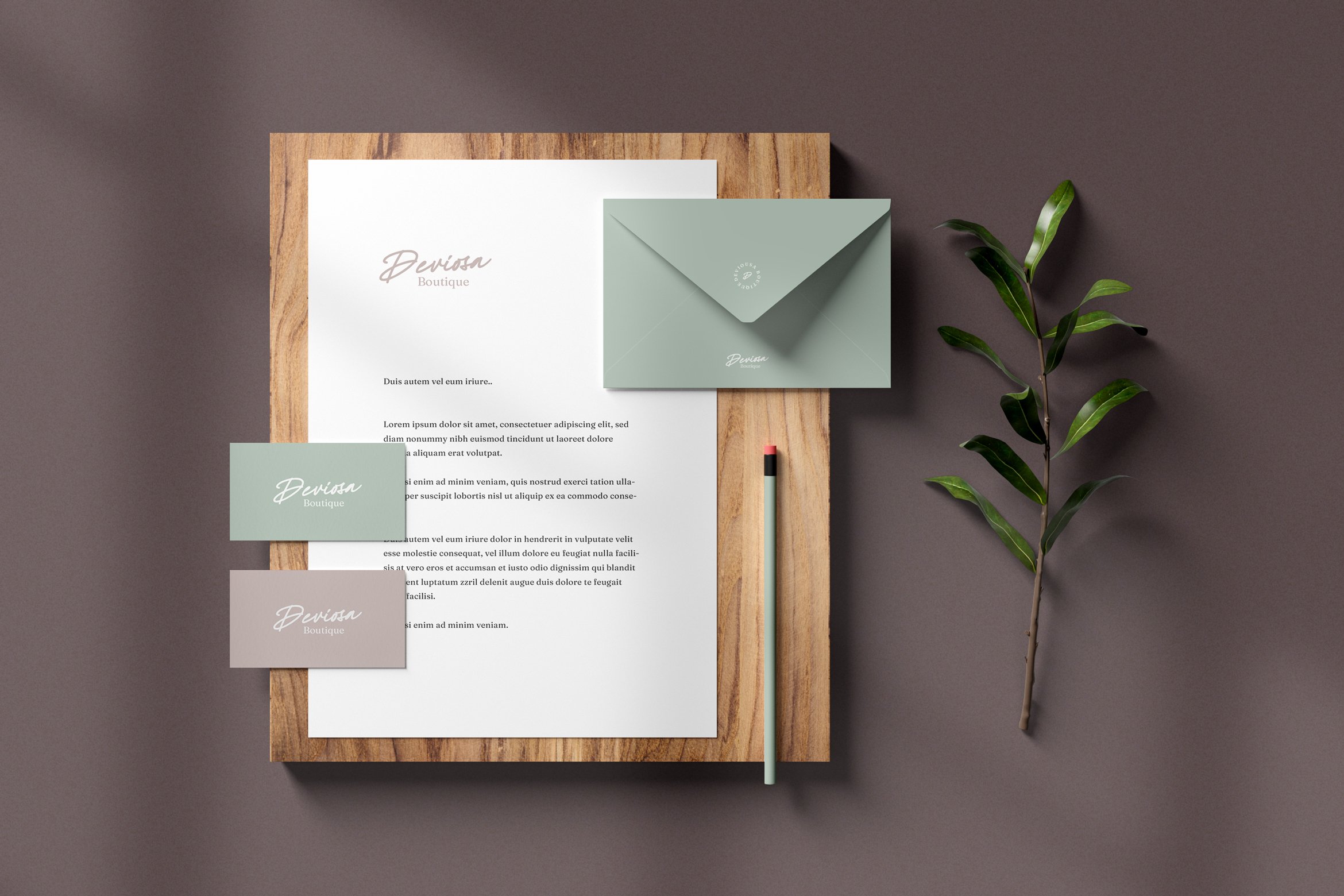 Branding and Stationery Mockups cover image.