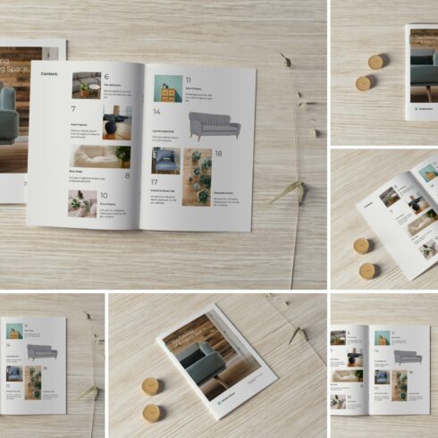 Brochure and Catalog Mockups cover image.