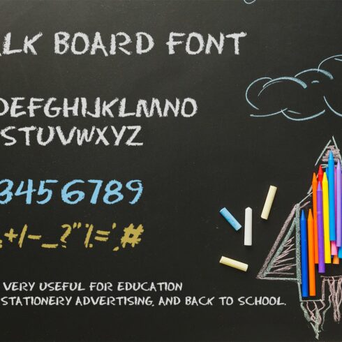 Chalk Board Font cover image.