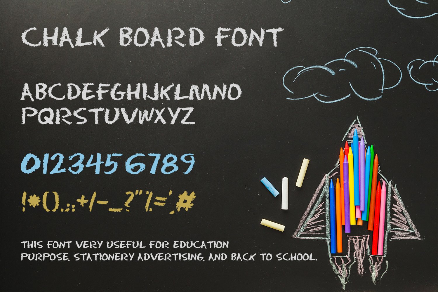Chalk Board Font cover image.