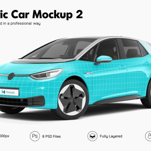 Electric Car Mockup 2 cover image.