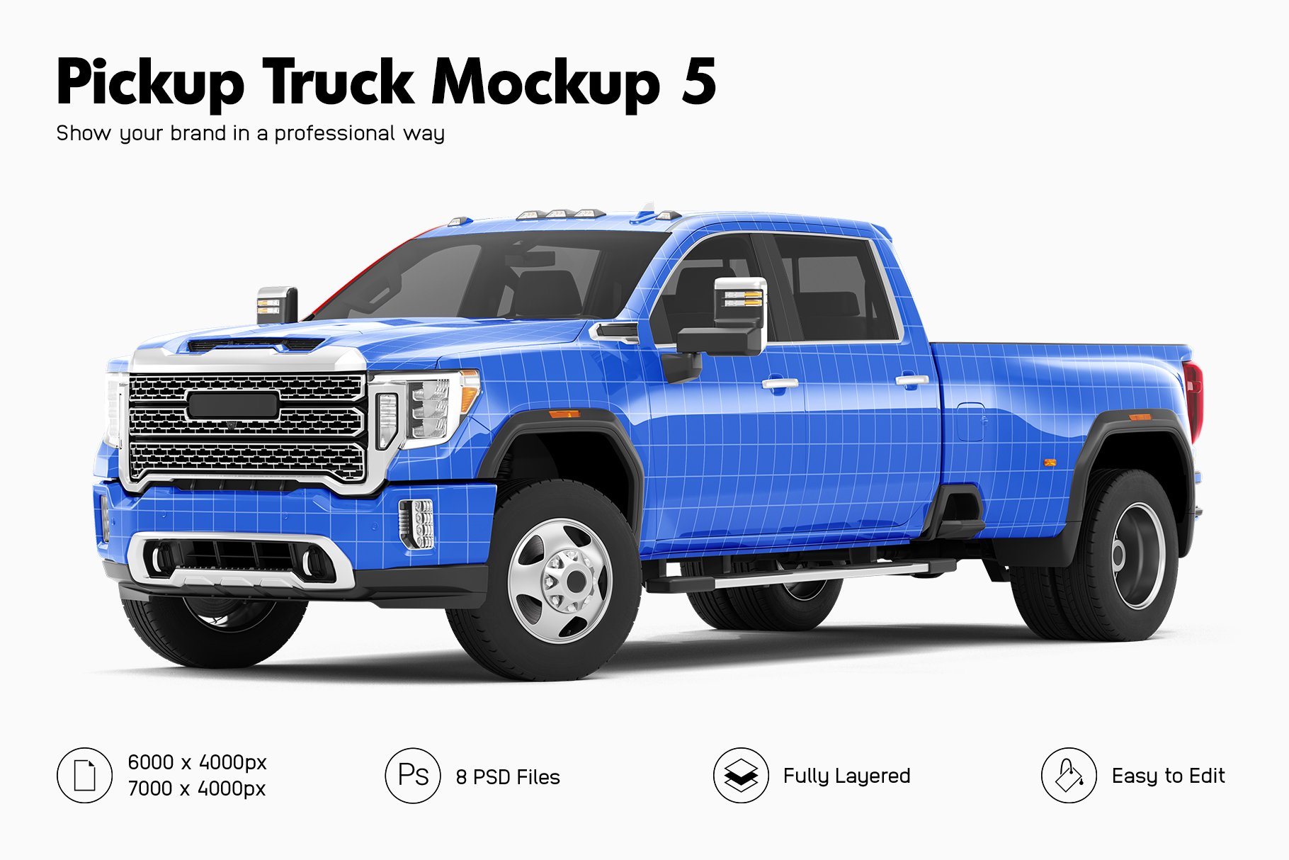 Pickup Truck Mockup 5 cover image.