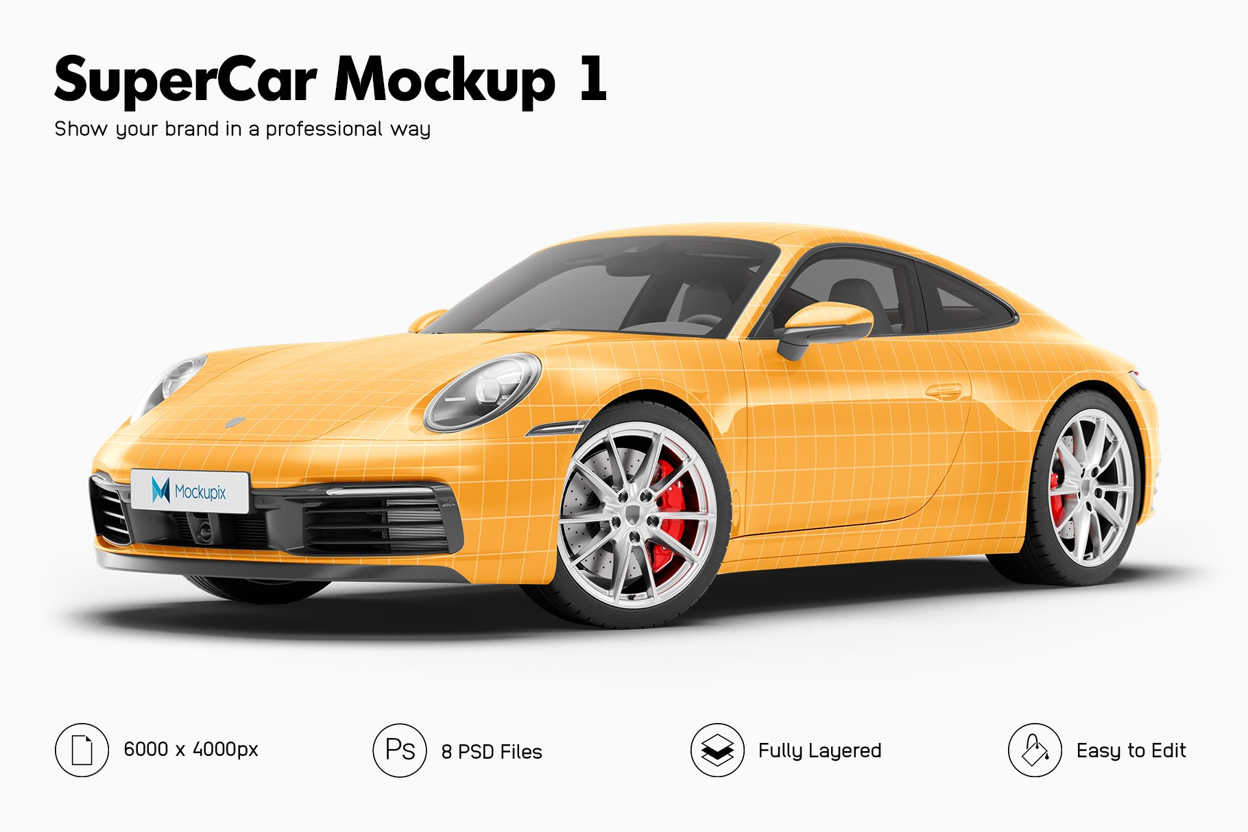 Supercar Mockup 1 cover image.