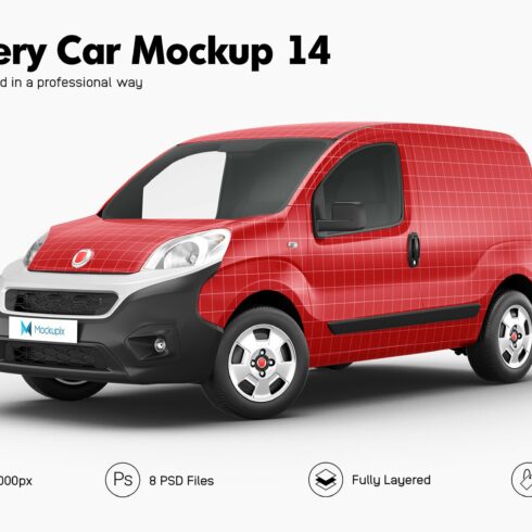Delivery Car Mockup 14 cover image.