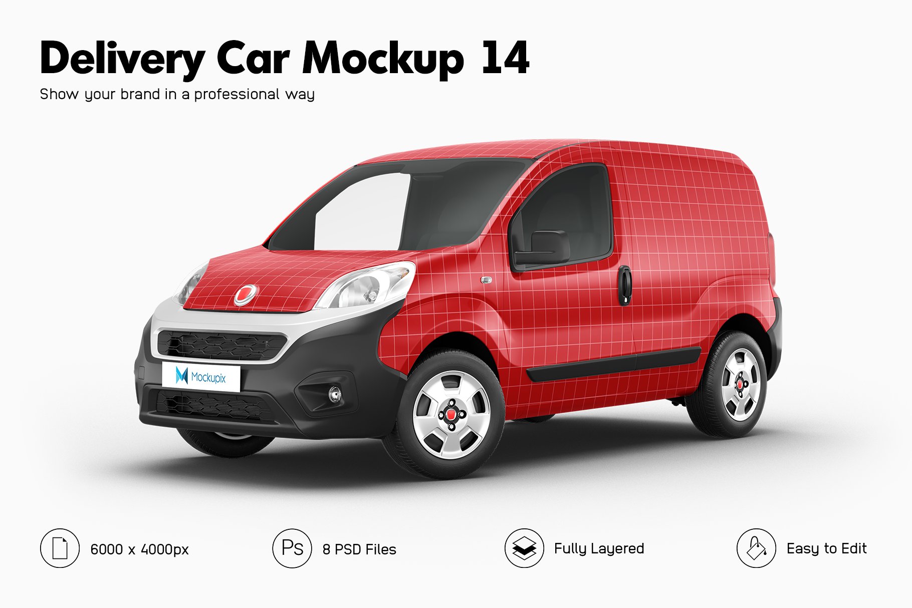 Delivery Car Mockup 14 cover image.