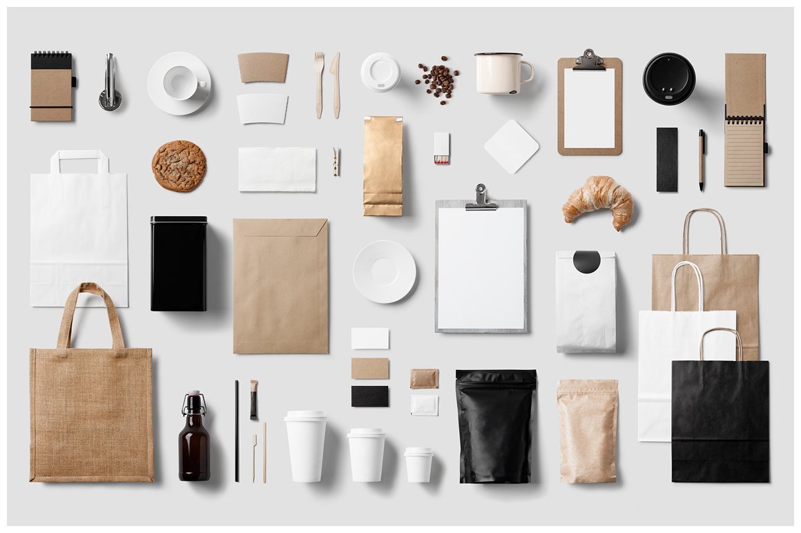 Coffee Stationery / Branding Mock-Up cover image.