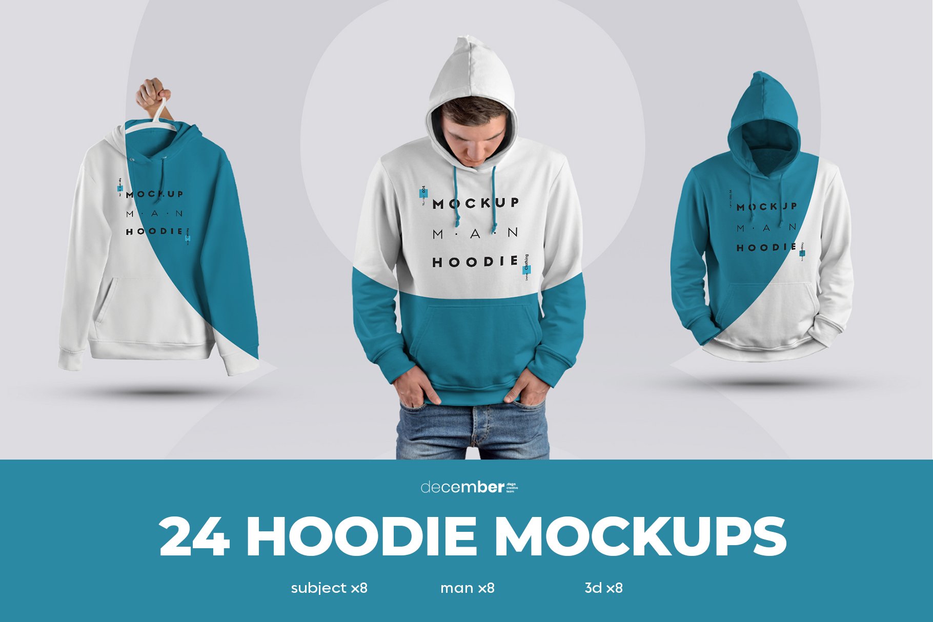 24 Hoodie Mockups ( Collection #2 ) cover image.