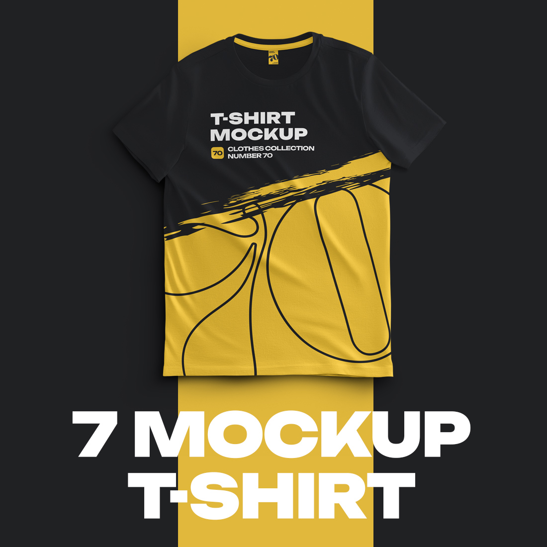7 Mockups Classic Unisex T-Shirt cover image.