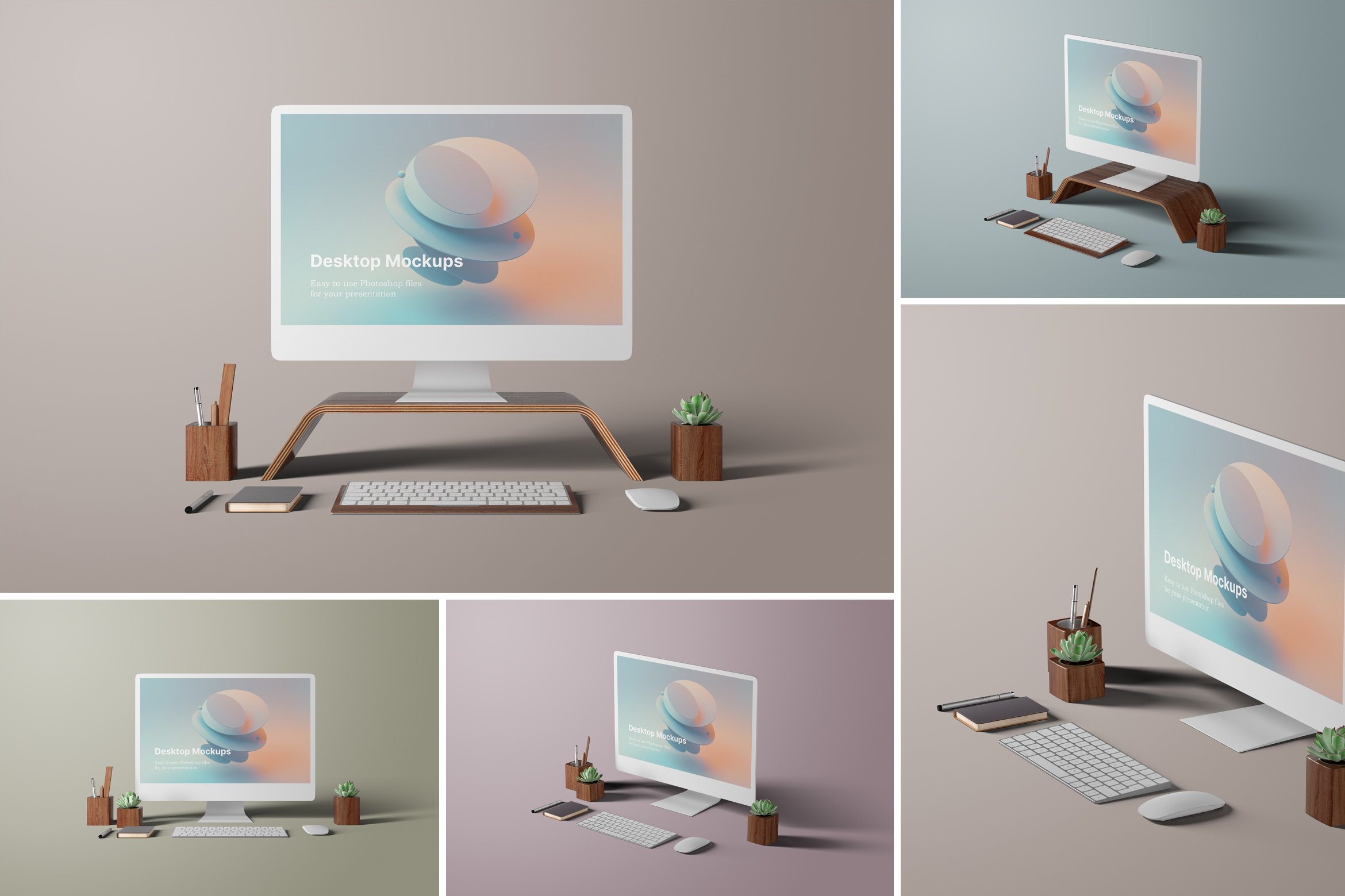 Desktop Mockups cover image.