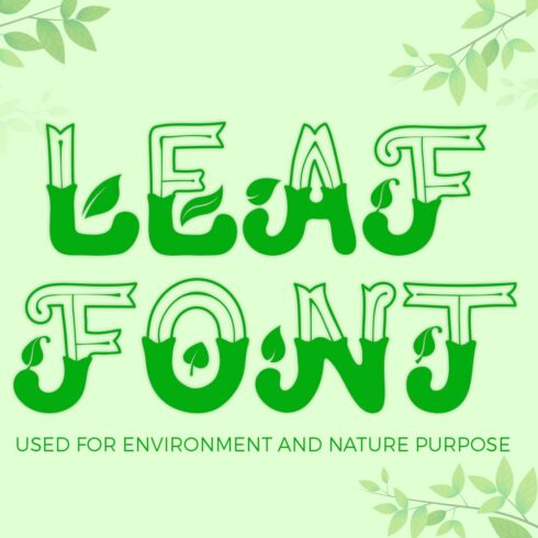 Leaf Font cover image.