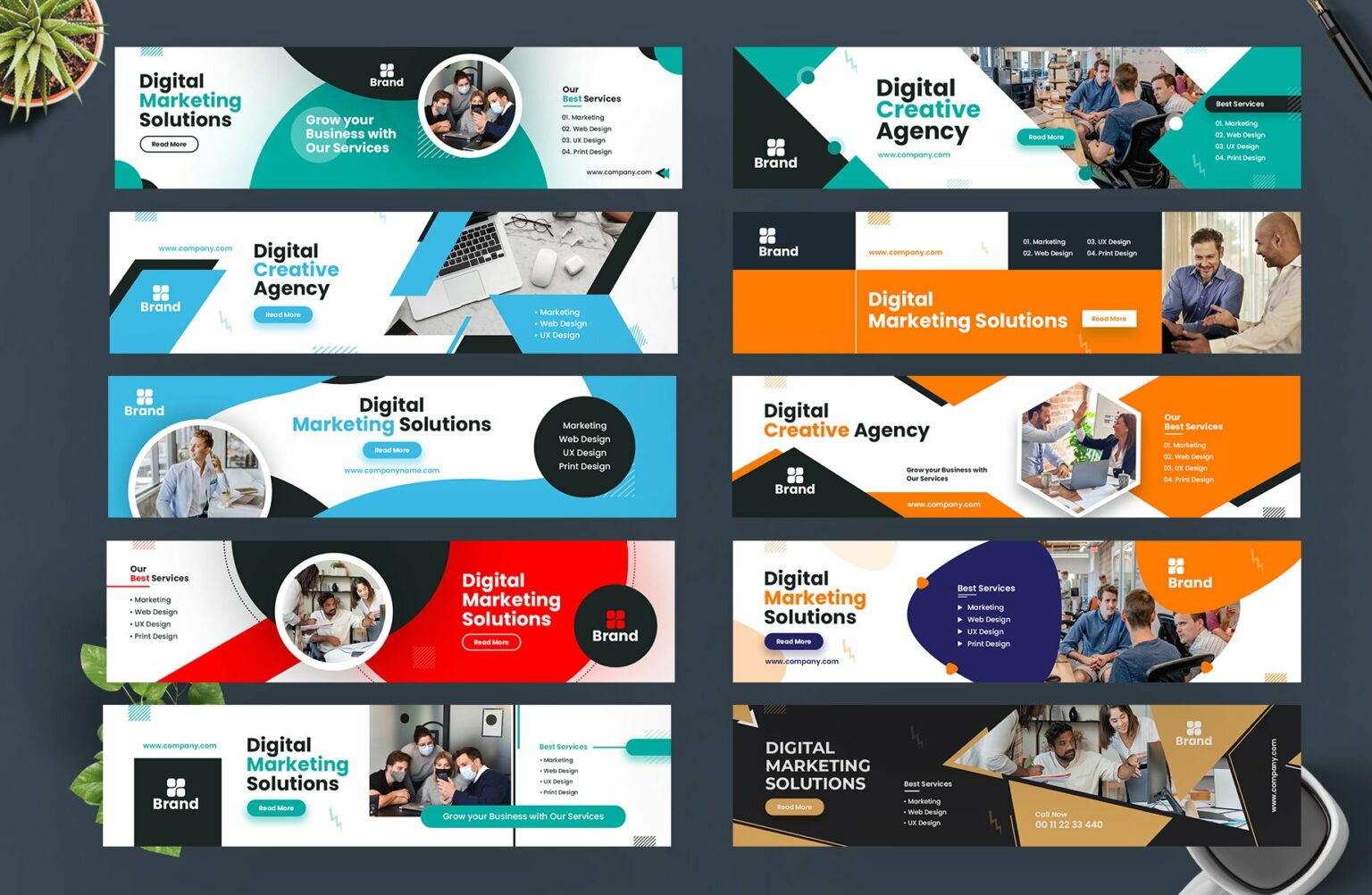 Digital Marketing LinkedIn Banner – MasterBundles