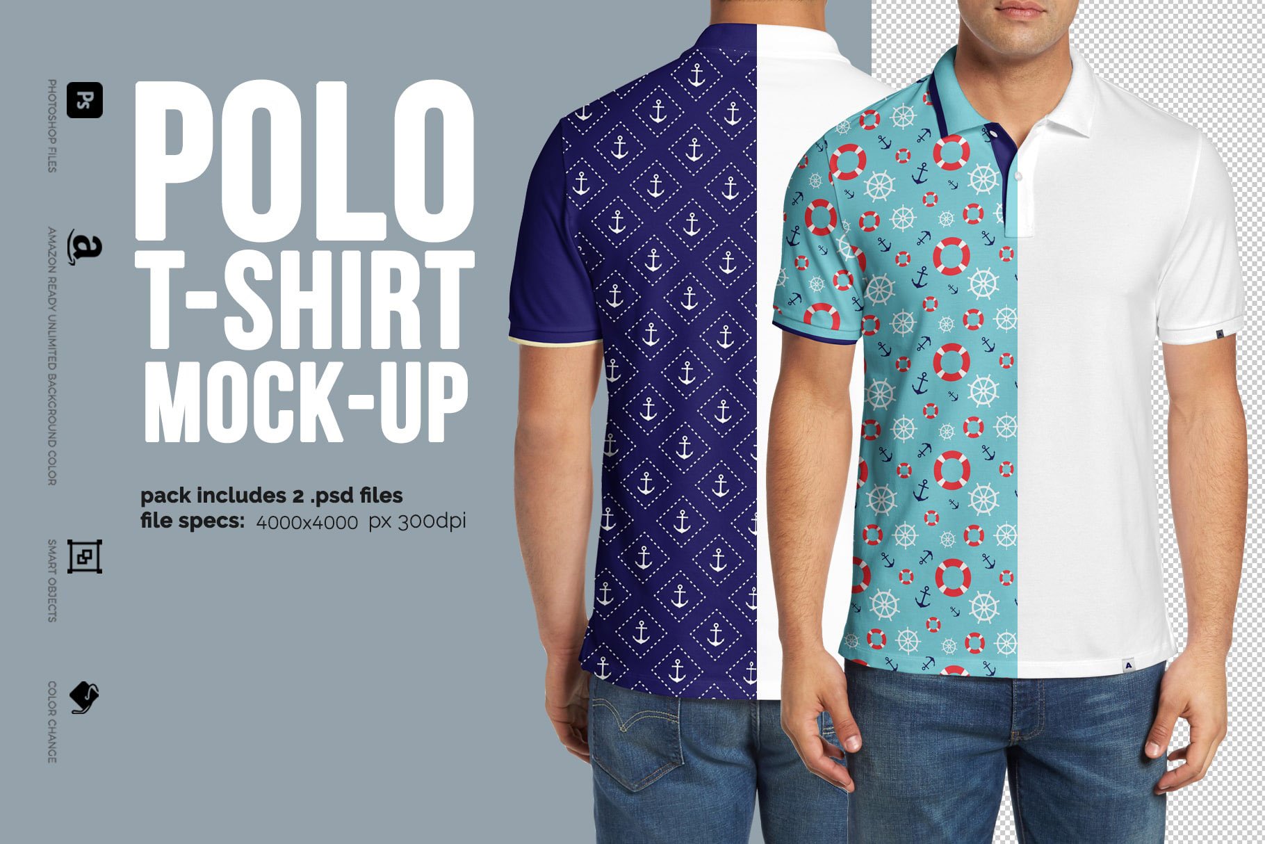 Polo shirt Mock-Up cover image.