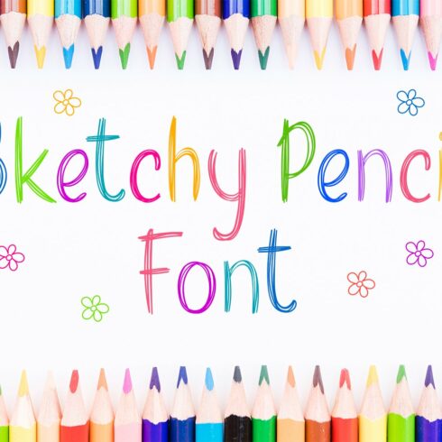 Sketchy Pencil Font cover image.