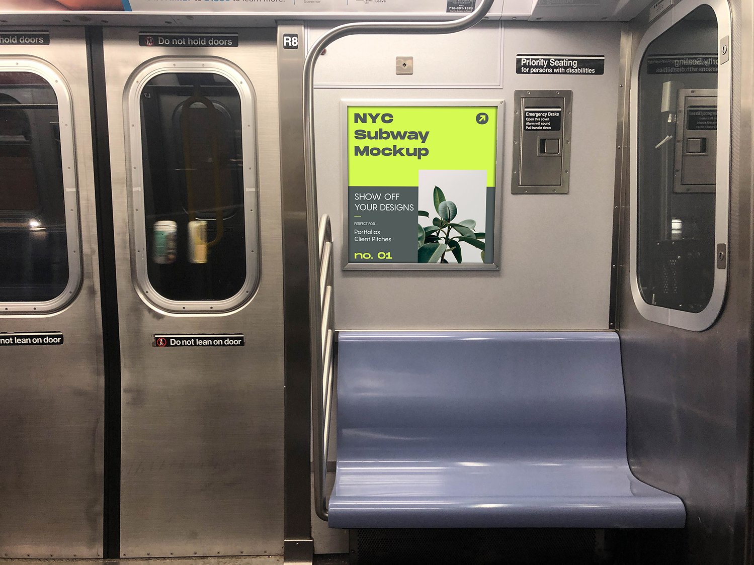 SALE 50% OFF 22 Mockups - NYC Subway preview image.