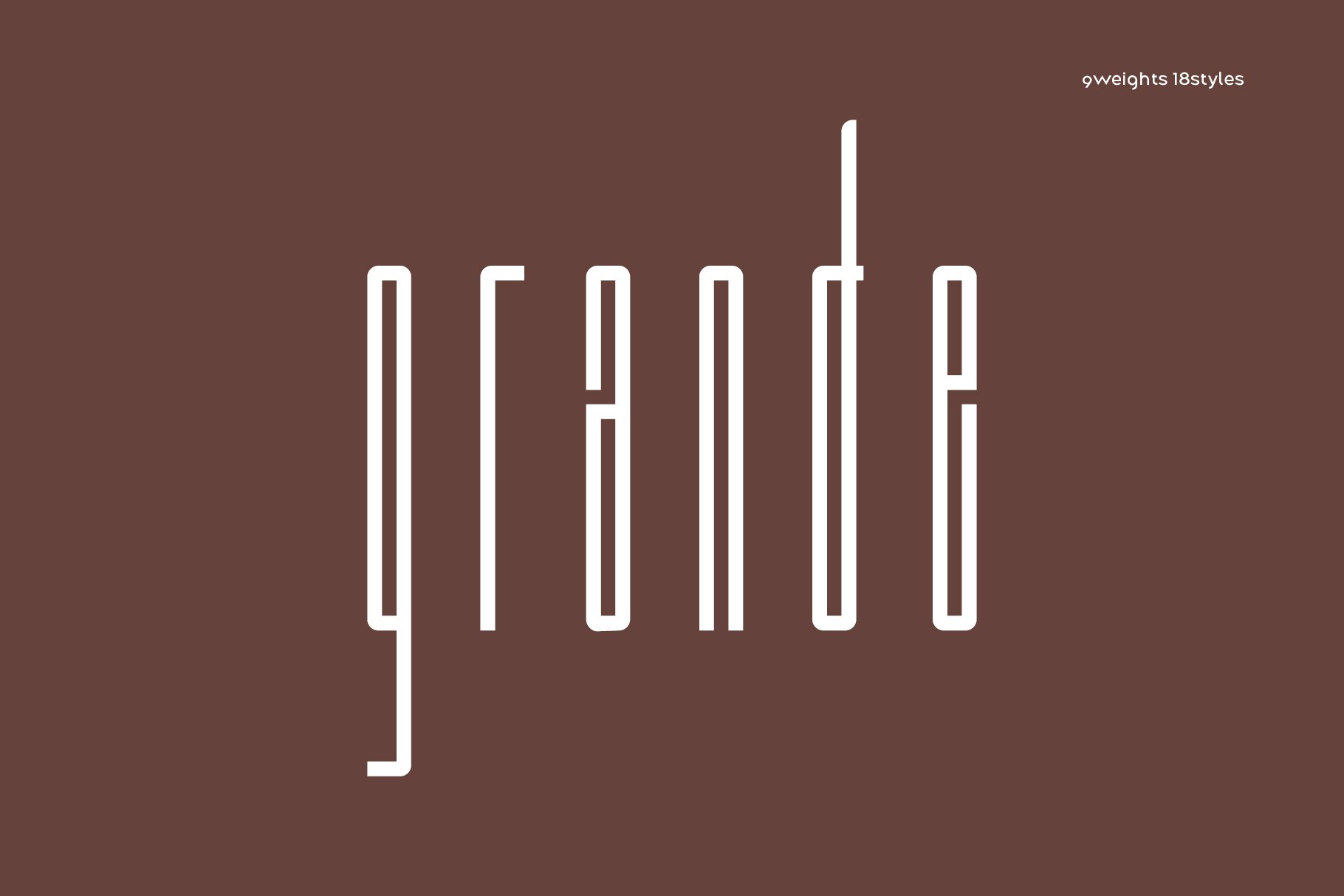 Along Sans Grande Font Family preview image.