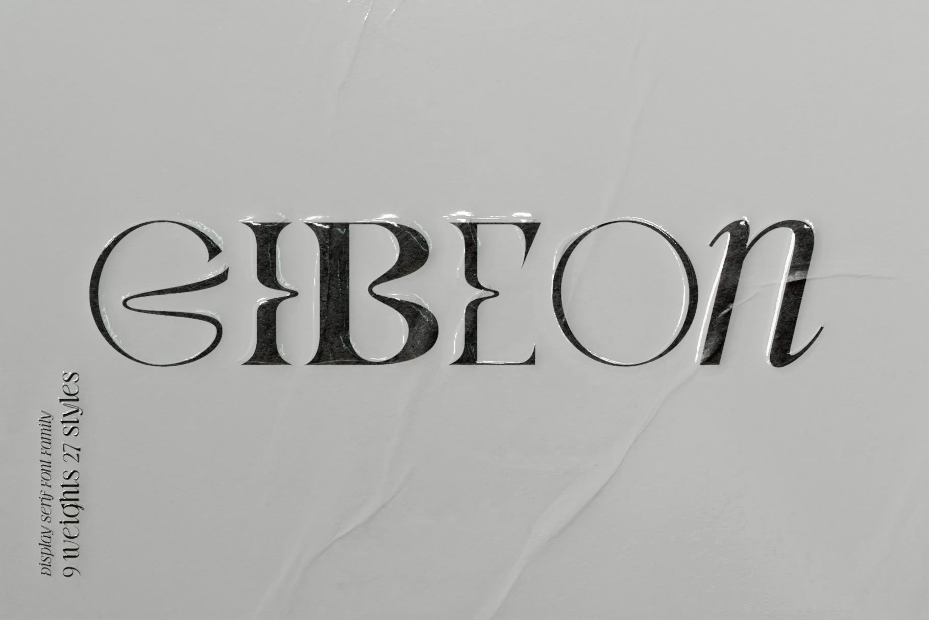GIBEon Display Serif Family cover image.