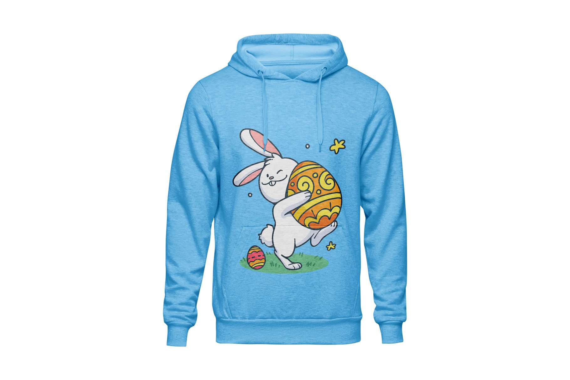 Hoodie Mockup - Front View preview image.