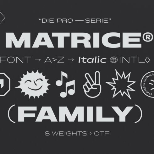 Matrice - Font Family cover image.