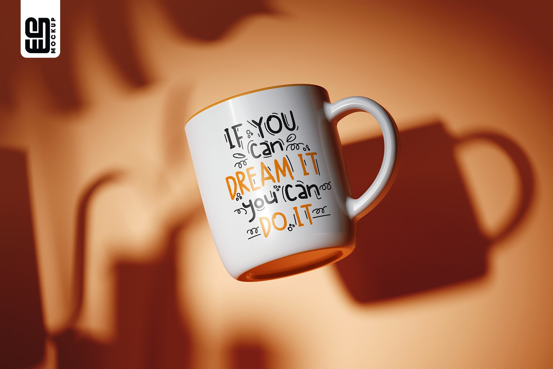 Ceramic Mug Mockup preview image.