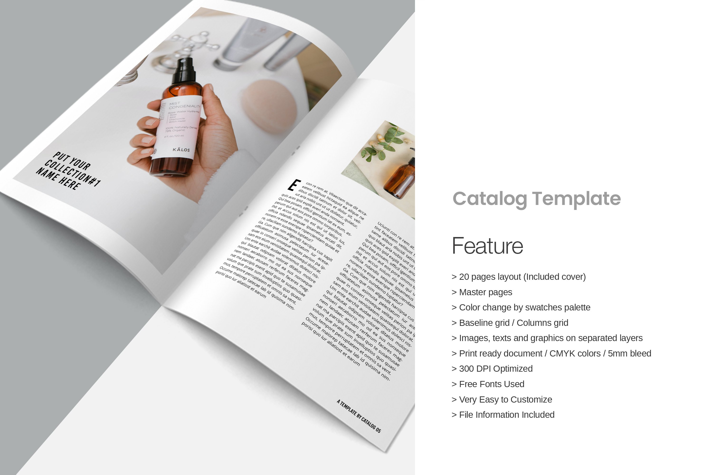 Catalog Template preview image.