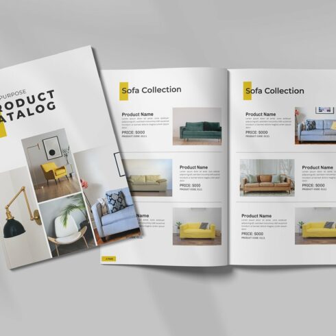 Multipurpose Product Catalog Design cover image.