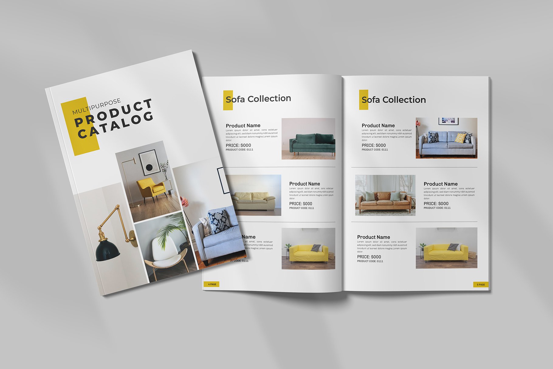 Multipurpose Product Catalog Design cover image.