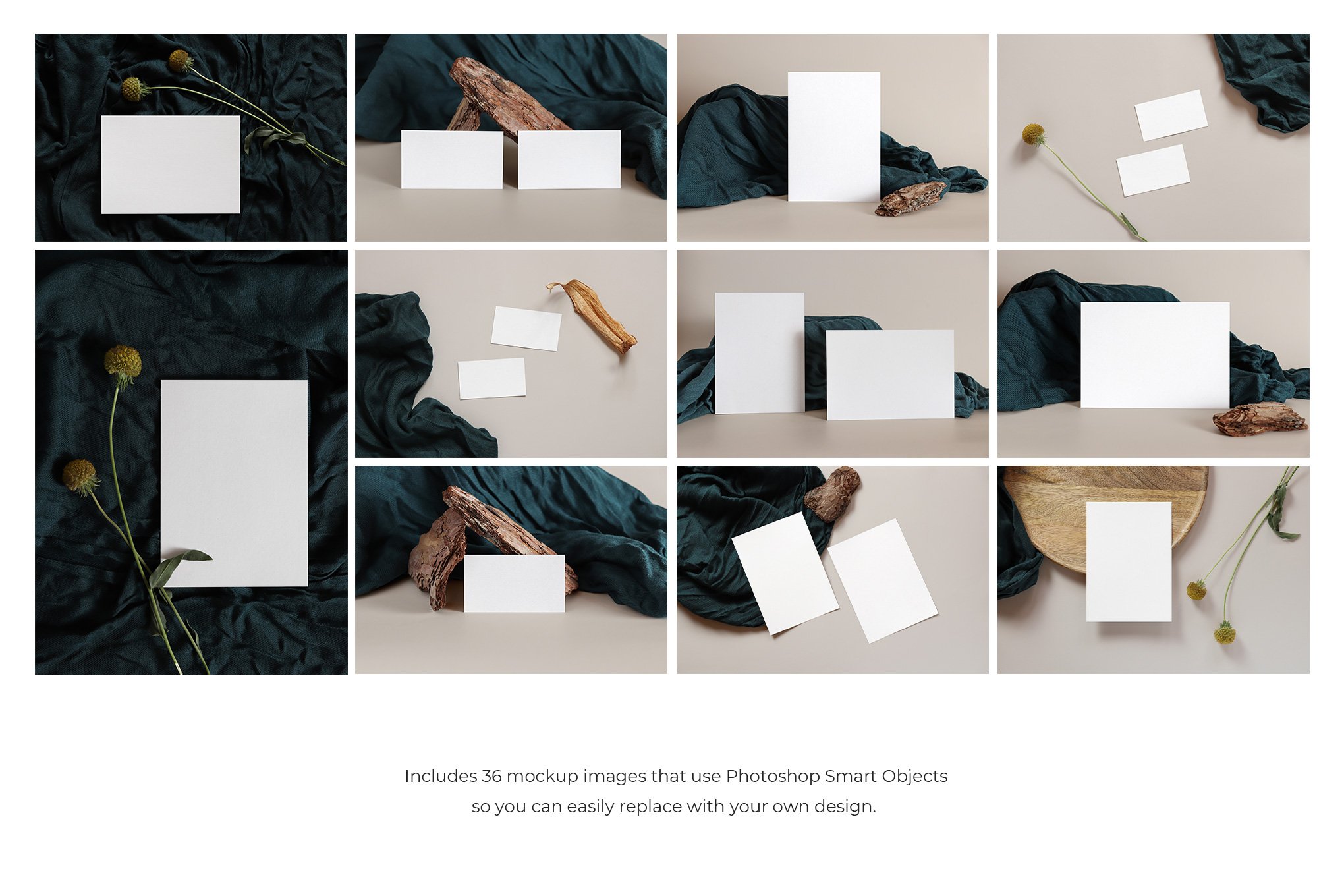 Natural Stationery Mockup Collection preview image.
