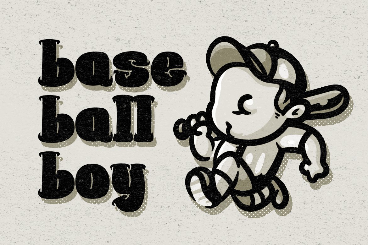 Goof Ball - Sporty Cartoon Font preview image.