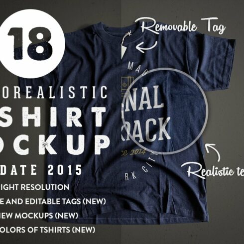 Photorealistic T-Shirt Mockup 2 cover image.